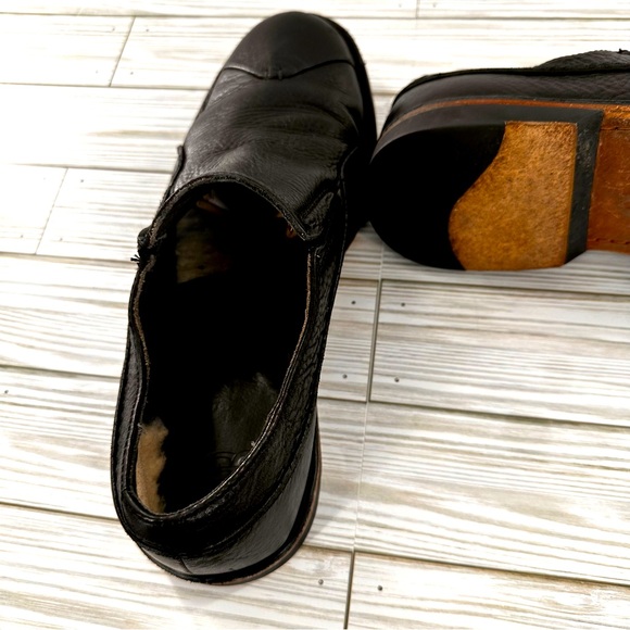 Ugg Men’s Black Leather Oxfords Comfort Shoe Size 11.5 - Picture 7 of 8